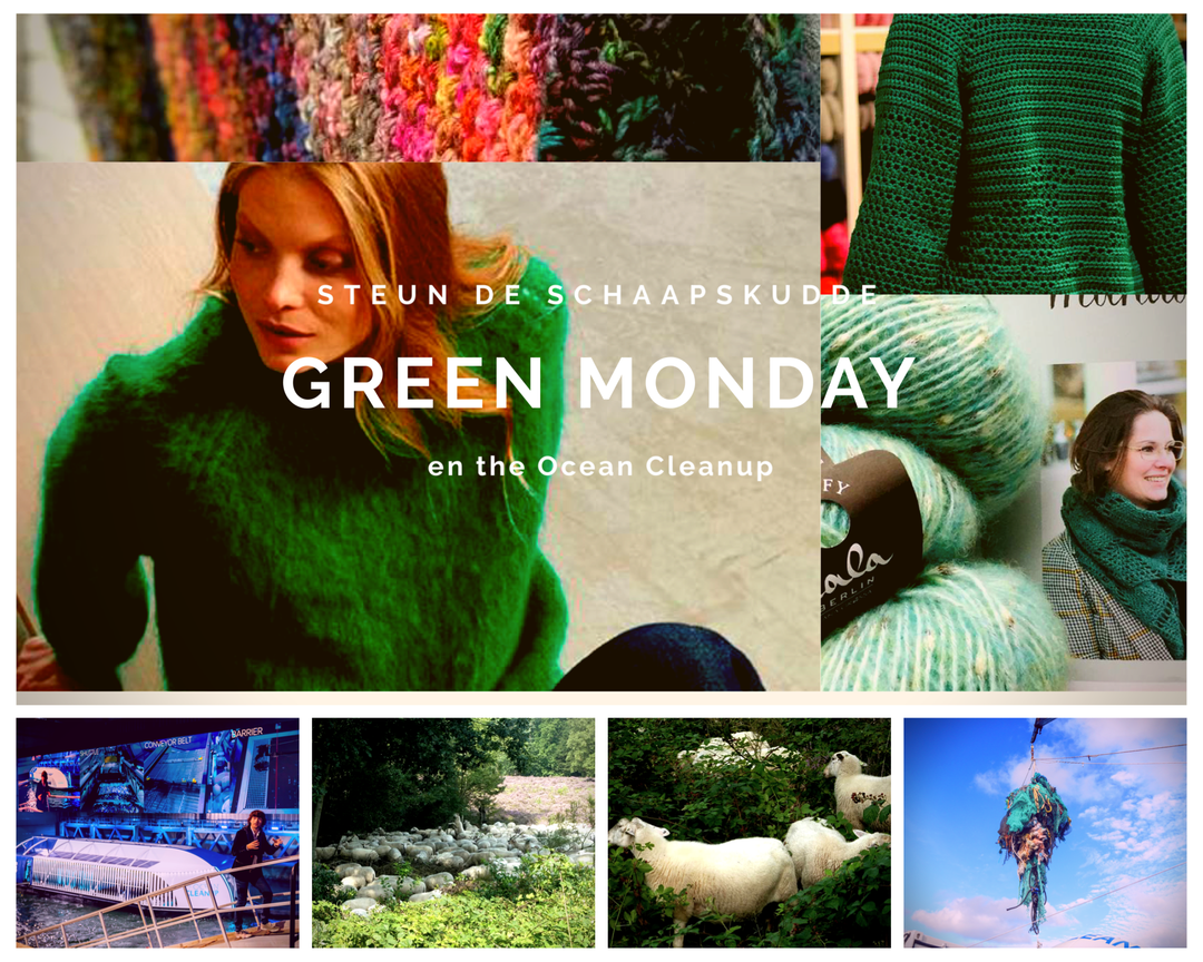 Green Monday - steun met ons the Ocean Cleanup en de schaapskudde