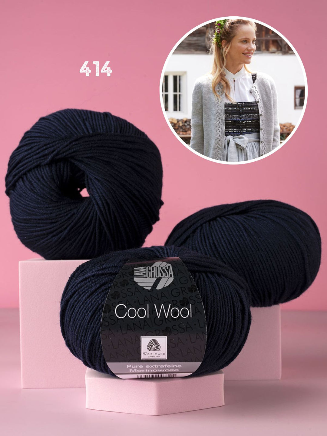 Breipakket Cool Wool vestje met kabels