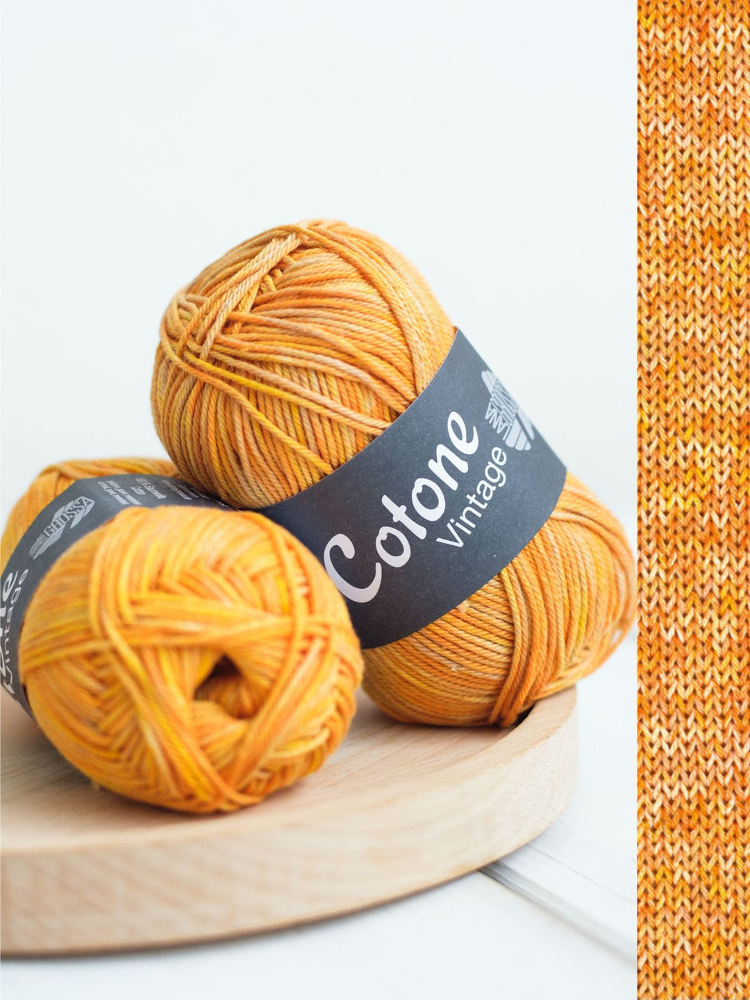 Cotone Vintage 262 Oranje / Geel / Vanille