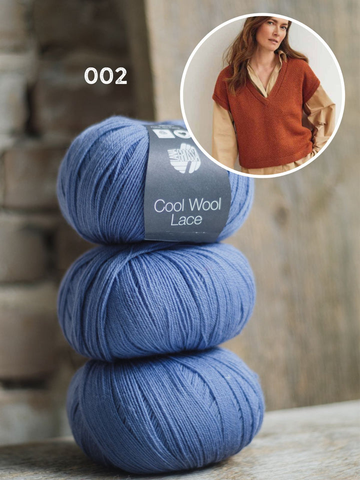 Breipakket Cool Wool Lace slipover