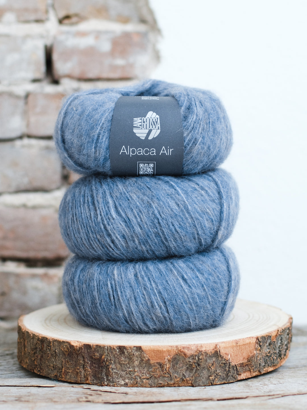Alpaca Air 016 Jeansblauw