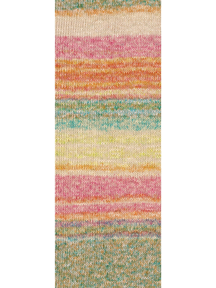 Mosaico 004 Grijsgroen / Oranje / Pink / Vanille