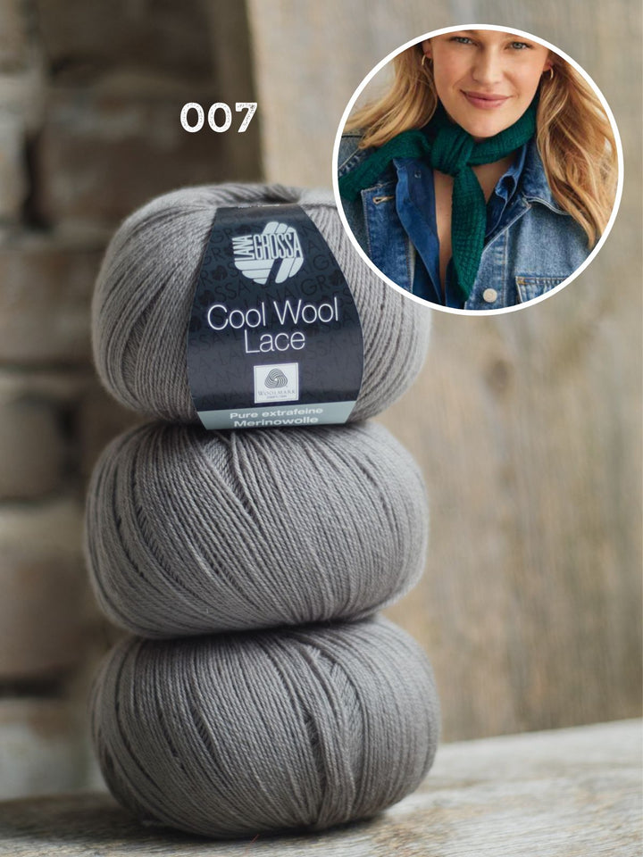 Breipakket Cool Wool Lace sjaaltje