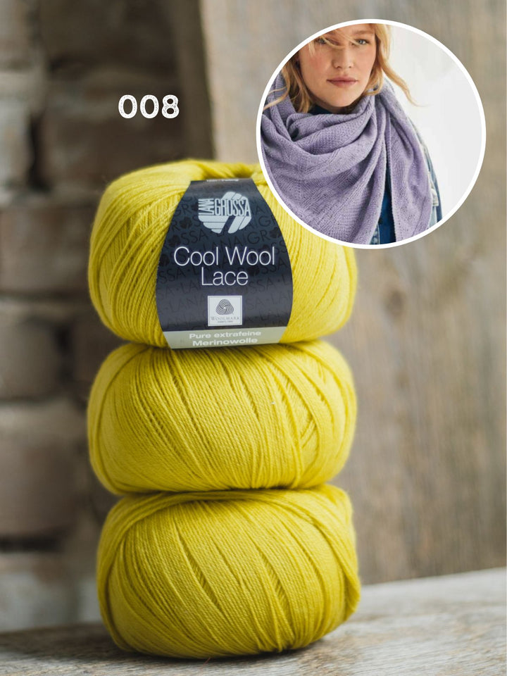 Breipakket Cool Wool Lace stola