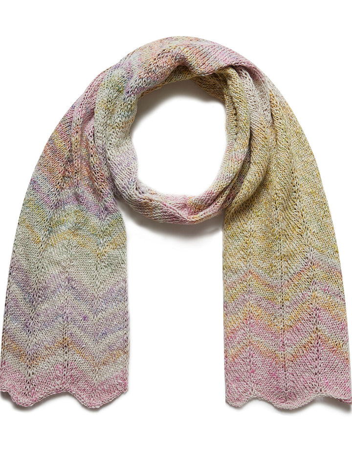 Breipakket Mosaico sjaal in zigzagpatroon