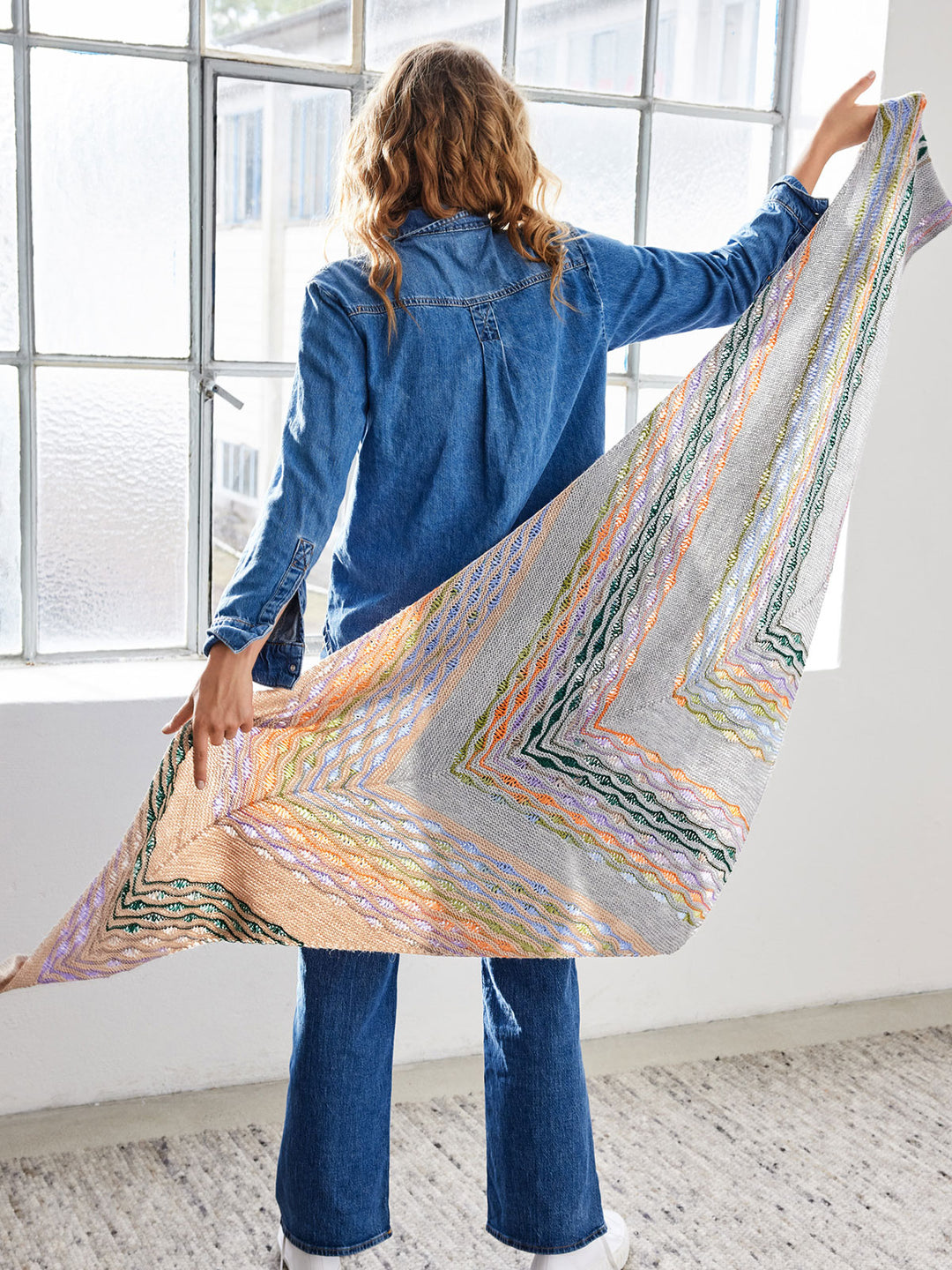 Breipakket Colorshift shawl