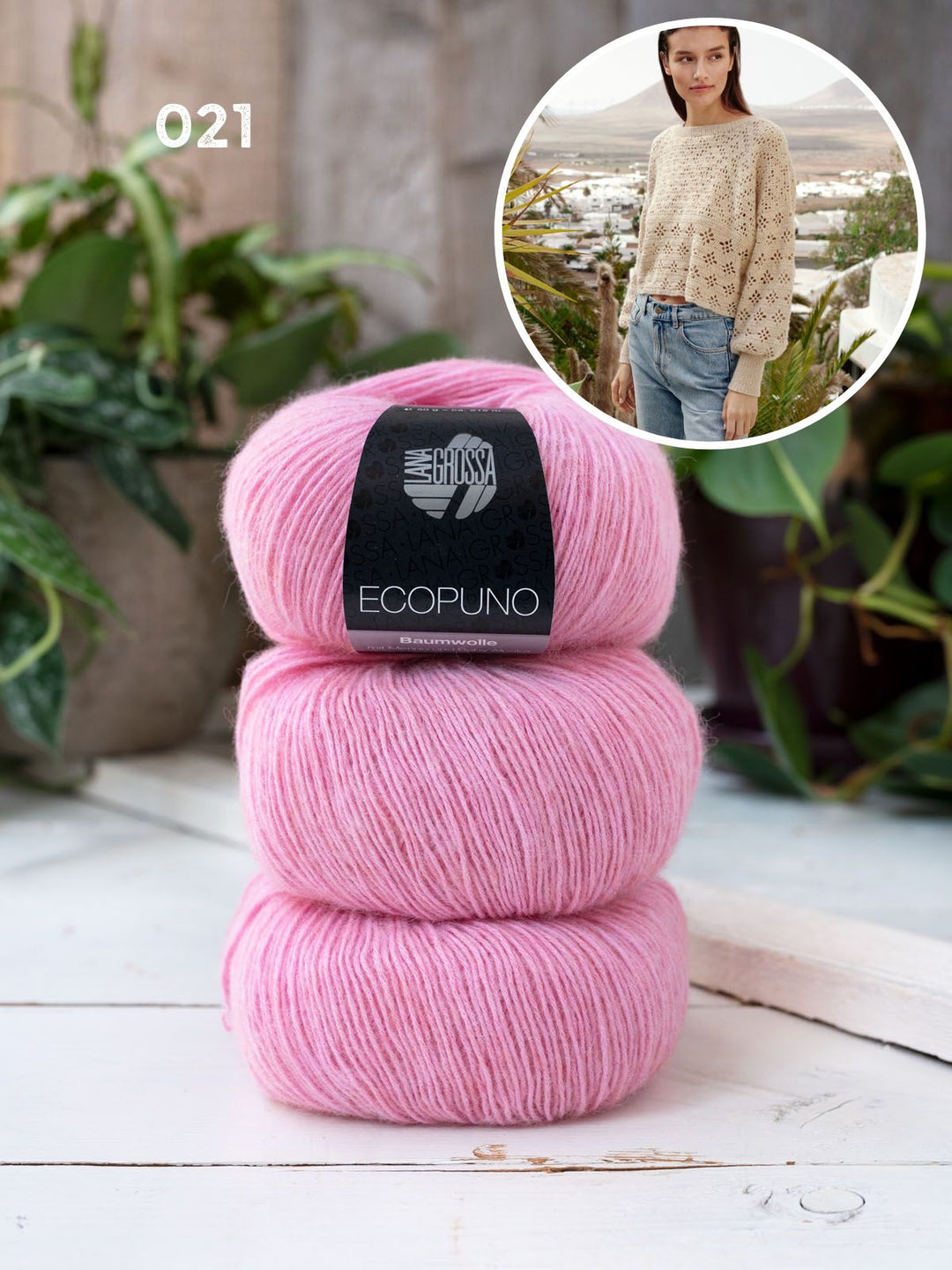 Haakpakket Ecopuno pullover