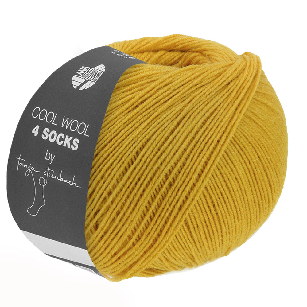 Cool Wool 4 Socks 7713 Goudgeel