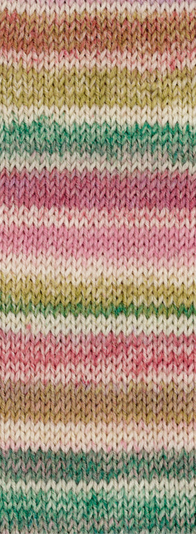 Cool Wool 4 Socks Print 7752 Lichtgrijs / Violet / Groen