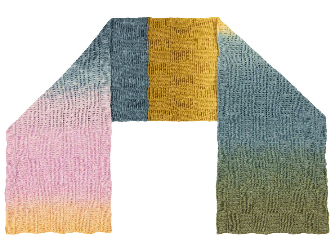 Haakpakket Cool Wool Lace Hand-dyed sjaal